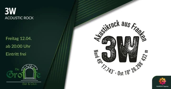 Acoustic Rock Night mit 3W